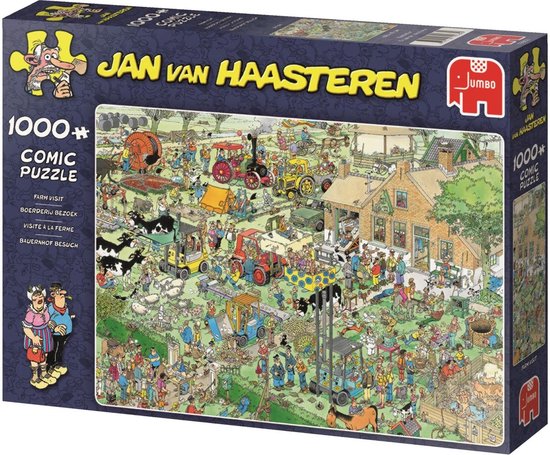 Jan van Haasteren Boerderij Bezoek puzzel - 1000 stukjes