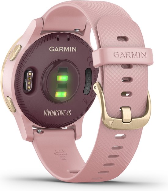 Garmin Vivoactive 4S - Smartwatch met GPS Tracker - 7 dagen batterij - 40mm - Dust Rose - Garmin