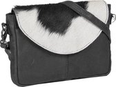 Justified Bags® Cow Flapover Black