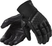 REV'IT! Caliber Black Motorcycle Gloves 2XL - Maat 2XL - Handschoen