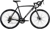 Ks Cycling Fiets Gravelbike racefiets 28 '' Xceed zwart-grijs - 58 cm