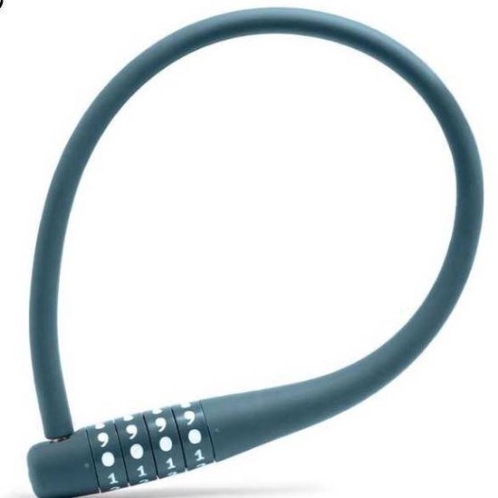 Knog Kabelcijferslot Party Combo 62 Cm Siliconen Blauw