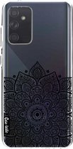 Casetastic Samsung Galaxy A72 (2021) 5G / Galaxy A72 (2021) 4G Hoesje - Softcover Hoesje met Design - Floral Mandala Print