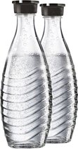 SodaStream duopack Glazen karaffen - 0,7L - Past alleen op Sodastream Crystal