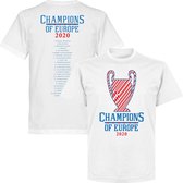 Bayern München Champions Of Europe 2020 Selectie T-Shirt - Wit - S