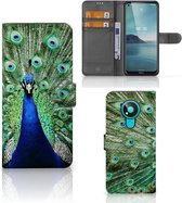 Wallet Book Case Nokia 3.4 GSM Hoesje Pauw