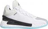 adidas D Rose 11 - Sportschoenen - wit/zwart - maat 47 1/3