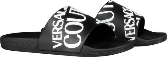Versace Jeans Slide Dis Sq1 Slippers - Heren - Zwart - Maat 43 | bol.com