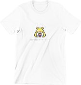 Sailormoon Usagi Pixel Art  T-Shirt | Bishoujo|  Japanse Anime Manga | Kawaii Cute | Wit Maat L