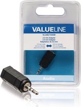 Valueline VLAB21930B Audio-adapter 2,5 mm Male - 3,5 mm Female Zwart
