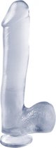 10" Dong with Suction Cup - Transparent - Realistic Dildos - transparent - Discreet verpakt en bezorgd
