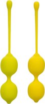 Kegel Training Set Lemon - Geisha Ball & Pelvic trainers - yellow - Discreet verpakt en bezorgd