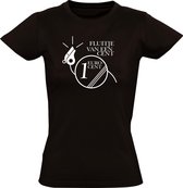 Fluitje van een cent dames t-shirt | cadeau | grappig | bedrukt | logo | zwart