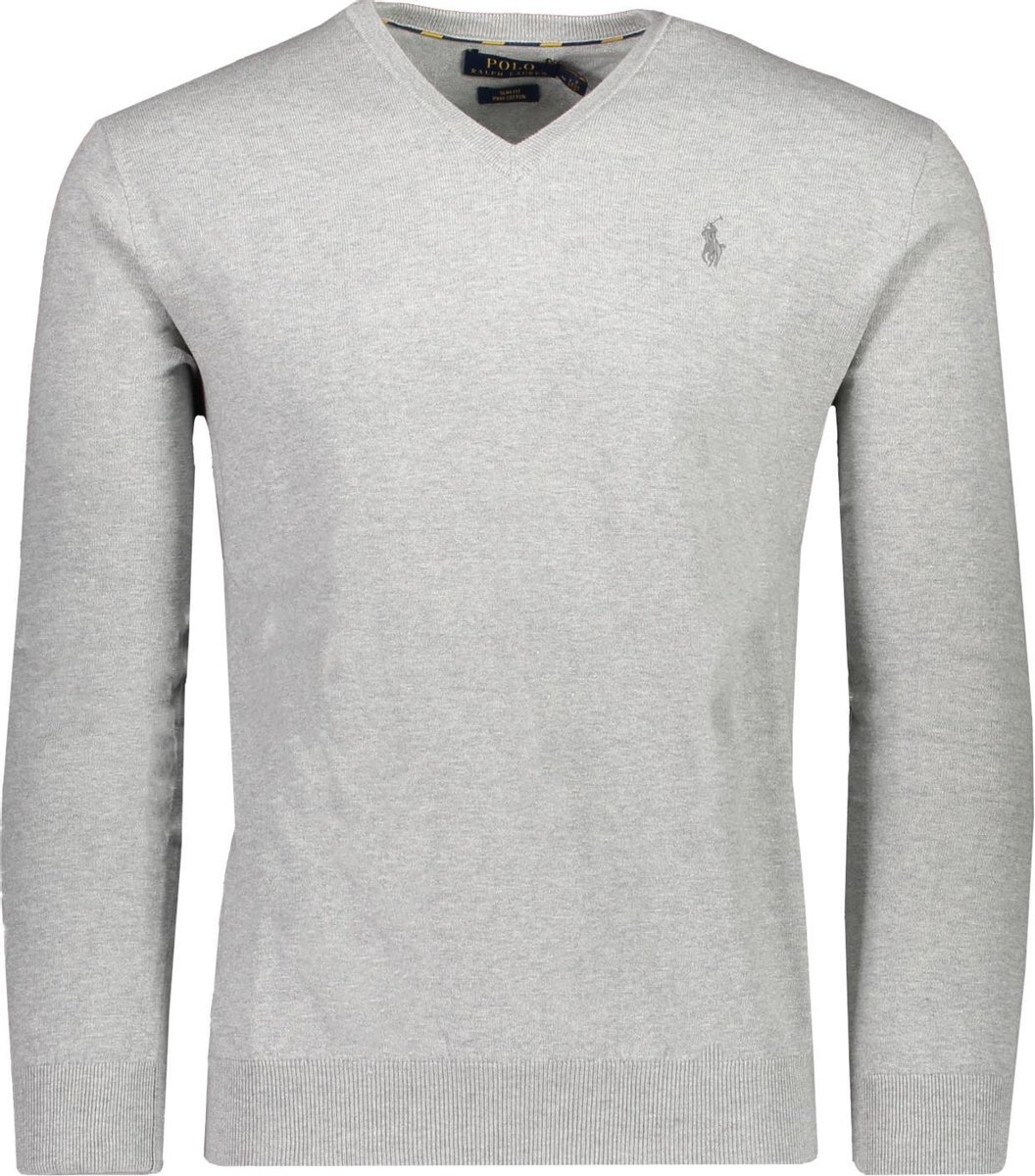 Polo Ralph Lauren Trui Grijs Getailleerd Maat M Heren Lente Zomer Collectie . bol