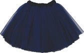 HEBE - reversable tule rok - blauw en navy - Maat 122/128