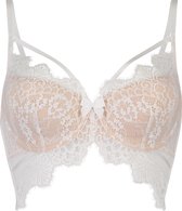 Hunkemöller Dames Lingerie Voorgevormde longline beugel bh Marilee - Wit - maat D70