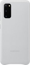 Origineel Samsung Galaxy S20 Hoesje Leather Back Cover Wit
