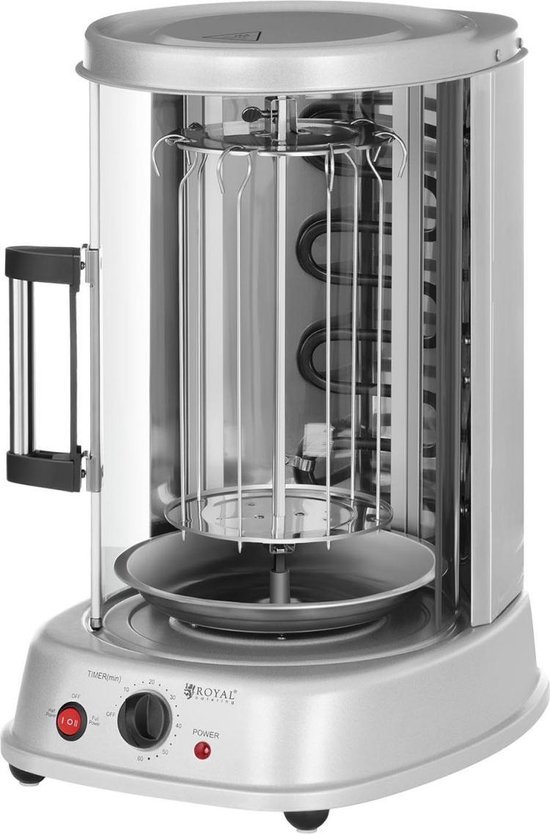 Grill Verticale Elettrico Royal Catering RCGV-1800 - Professionale 4-in-1, 1800W, Fino A 160°C, Timer 60 Minuti - Foto 13