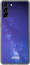 6F hoesje - geschikt voor Samsung Galaxy S21 Plus -  Transparant TPU Case - Star Cluster #ffffff