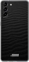 6F hoesje - geschikt voor Samsung Galaxy S21 -  Transparant TPU Case - Black Beach #ffffff