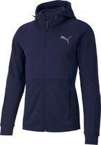 Puma Heren Evostripe FZ Hoodie Blauw -583467-06- Maat M