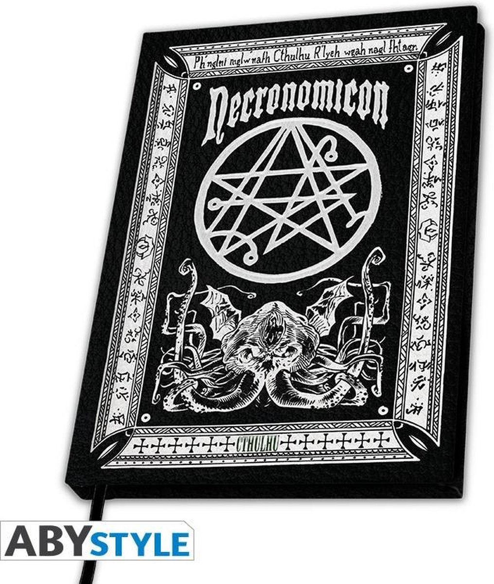CTHULHU - A5 Notebook Necronomicon - Volg de voetsporen van Abdul al-Hazred