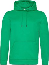 AWDis Volwassenen Unisex Polyester Sporthoodie (Kelly Groen)