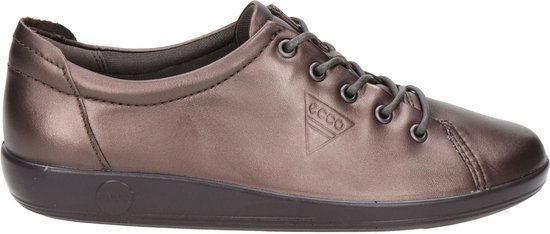 ECCO Soft 2.0 Dames Sneakers - Brons - Maat 39 | bol.com