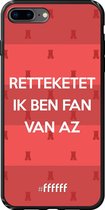 6F hoesje - geschikt voor iPhone 7 Plus -  TPU Case - Retteketet ik ben fan van AZ #ffffff