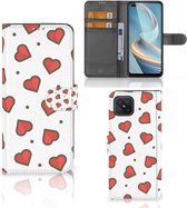 Flip Housse Étui OPPO Reno4 Z Coque Cœurs Cadeaux Saint Valentin