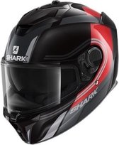 Shark Spartan GT Tracker KRS Zwart Rood Zilver Integraalhelm - Maat XXL - Helm