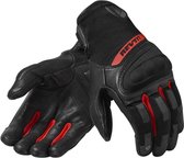 REV'IT! Striker 3 Black White Motorcycle Gloves XL