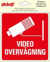 Pickup Pictogram 15x15 cm - VIDEO OVERVAGNING