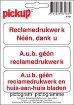 Pickup Pictogram 10x10 cm - Geen reclame