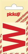 Pickup plakletter Helvetica 40 mm - rood W