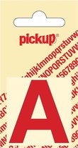 Pickup plakletter Helvetica 40 mm - rood A