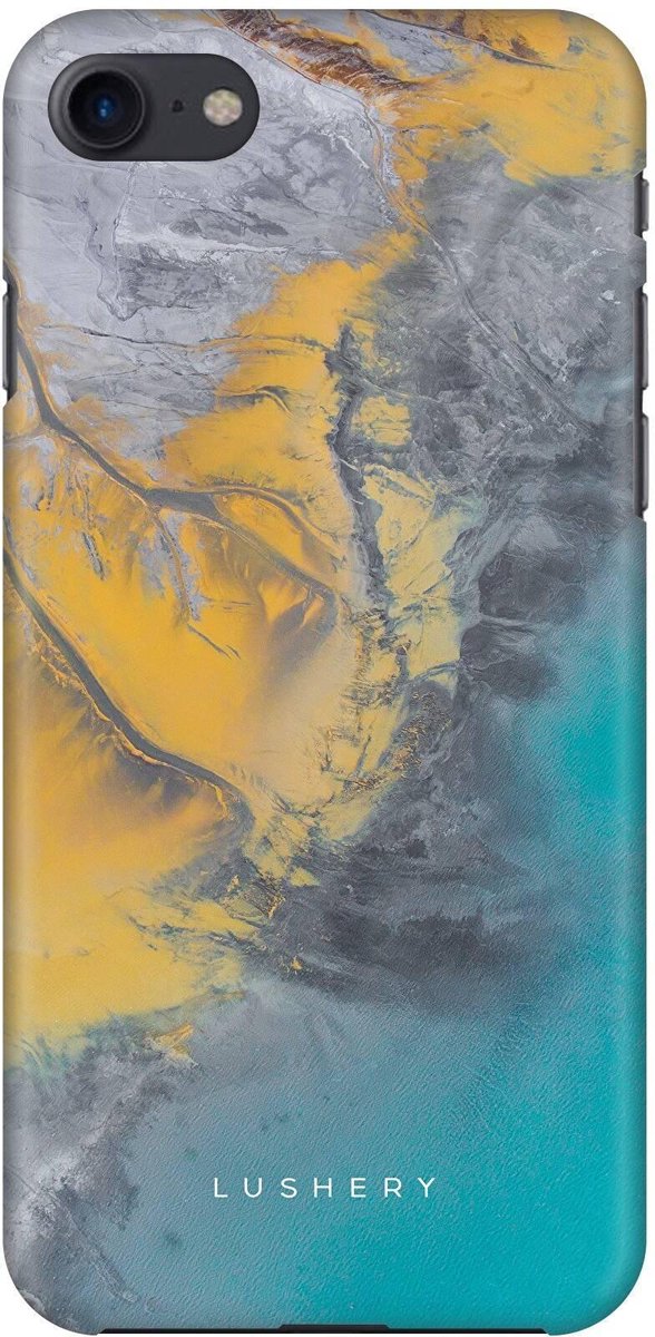 Lushery Hard Case voor iPhone 7 - Azure Shore