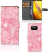 Telefoonhoesje Xiaomi Poco X3 | Poco X3 Pro Wallet Book Case Spring Flowers