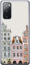 Samsung Galaxy S20 FE hoesje siliconen - Grachtenpandjes - Soft Case Telefoonhoesje - Amsterdam - Multi