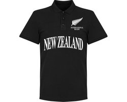 Nieuw Zeeland All Blacks Rugby Polo - Zwart - XXL