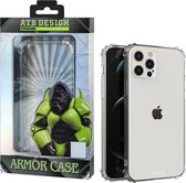 Atouchbo Armor Case iPhone 12 Pro Max hoesje transparant - Military