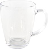 12x stuk Theeglazen/koffieglazen bolvormig 350 ml - 35 cl - Thee/koffie drinken - Glazen voor thee en koffie