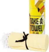 Hamamdoek - Take A Towel - saunadoek - 100x180cm - 100% katoen - pestemal - Geel