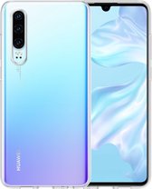 Huawei P30 Hoesje Transparant Siliconen - Huawei P30 Case - Huawei P30 Hoes - Transparant