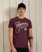 Superdry Heren tshirt Lichtgewicht Workwear T-shirt met print