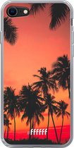 6F hoesje - geschikt voor iPhone SE (2020) - Transparant TPU Case - Coconut Nightfall #ffffff