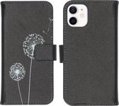 iMoshion Design Softcase Book Case iPhone 12 Mini hoesje - Dandelion