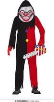 Fiestas Guirca Clownskostuum Heren Polyester Zwart/rood Maat 52/54