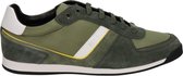 Boss Glaze Low P MX heren sneaker - Groen multi - Maat 40