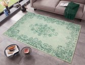 Vintage vloerkleed Rosa - groen 120x170 cm